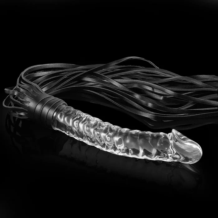 Discreet Funny Anaal Glazen Dildo Bondage 23cm