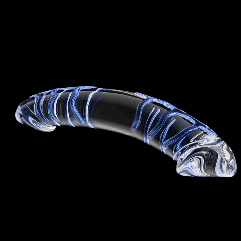 Double Ended Jumbo Dildo Glas 28.5cm