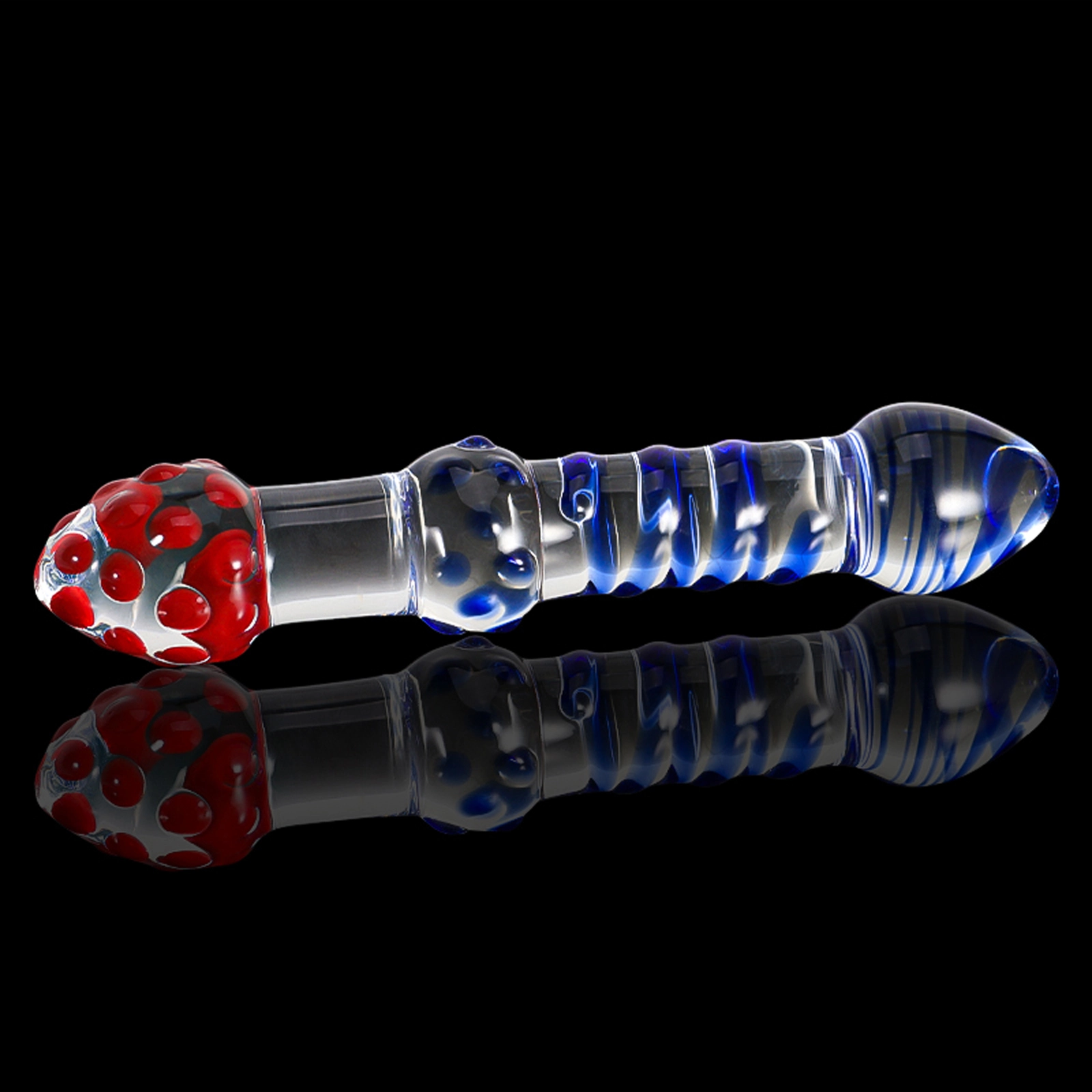 Dubbele Headed Transparent Glazen Dildo 19cm