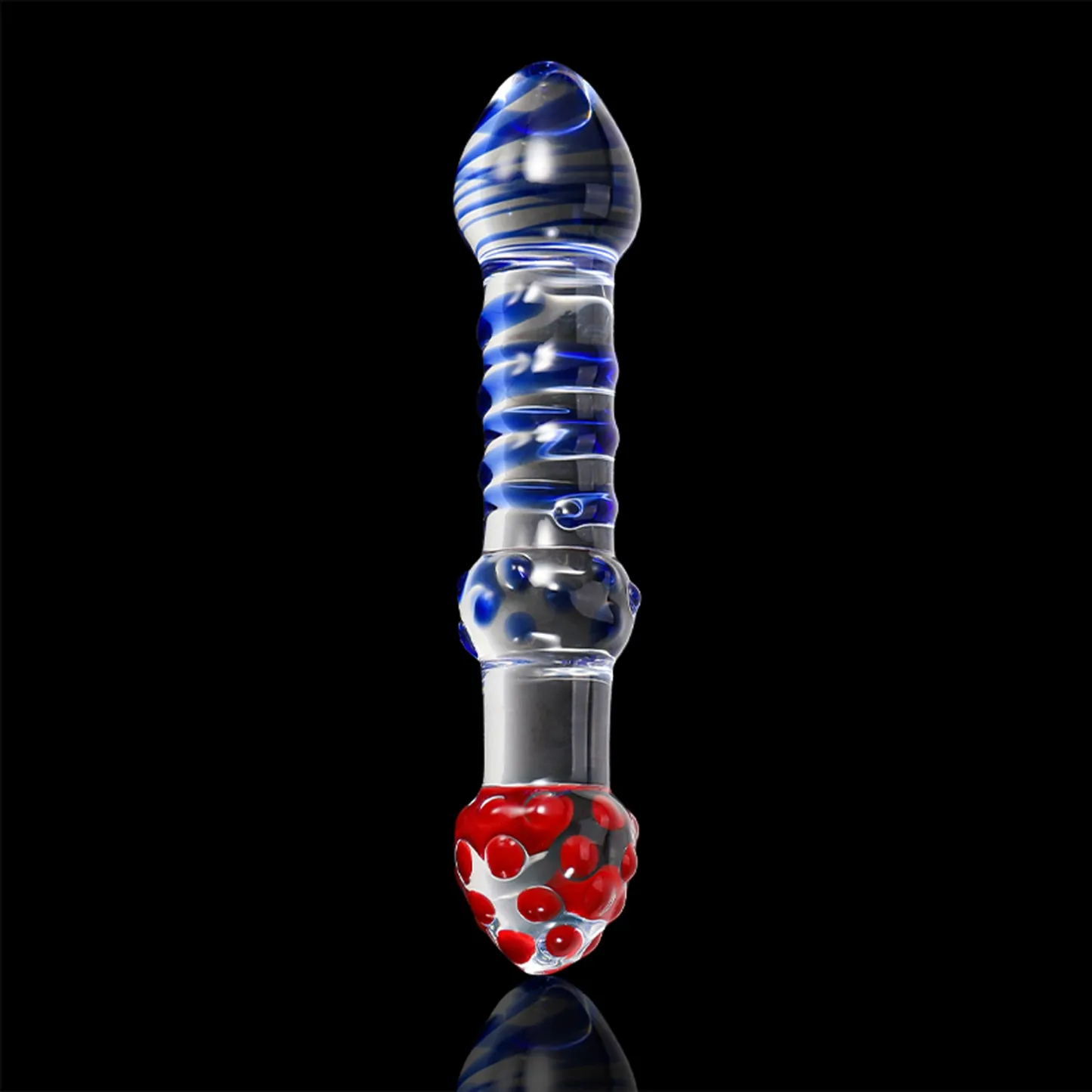 Dubbele Headed Transparent Glazen Dildo 19cm