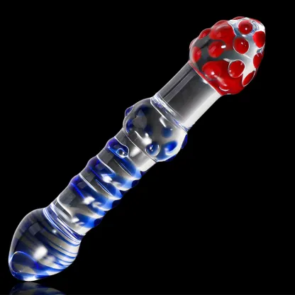 Dubbele Headed Transparent Glazen Dildo 19cm