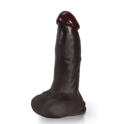 Electrische Grote Zwarte Stotende Dildo Met Zuignap 23.5cm