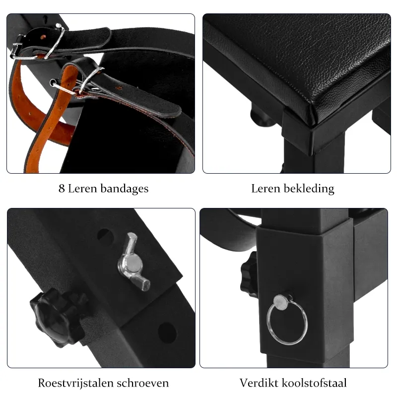 Extreme Seksstoel met Verstelbare Beperkingspolsbanden