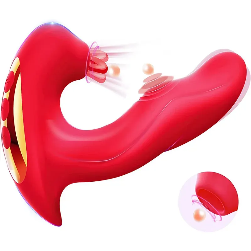 Draagbare 10 Trillingen Slaan En Zuigen G Spot Vibrator