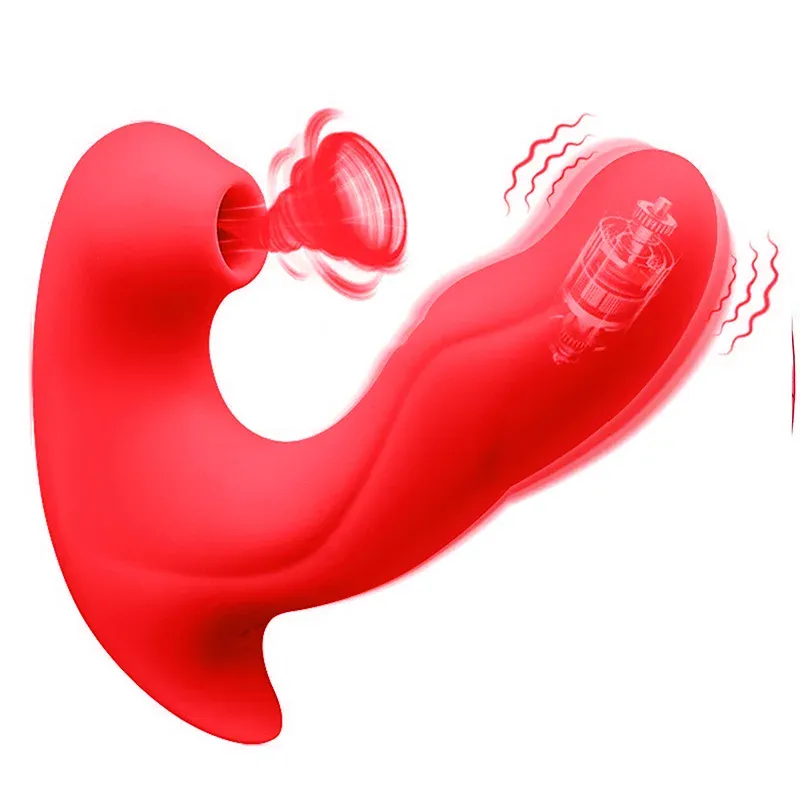 Draagbare 10 Trillingen Slaan En Zuigen G Spot Vibrator