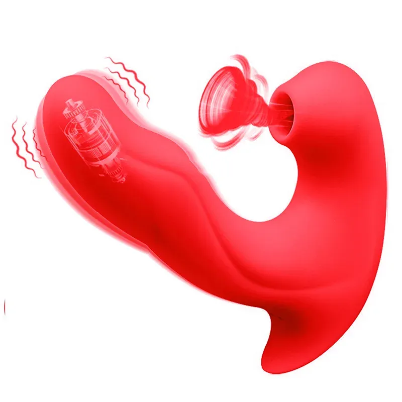 Draagbare 10 Trillingen Slaan En Zuigen G Spot Vibrator