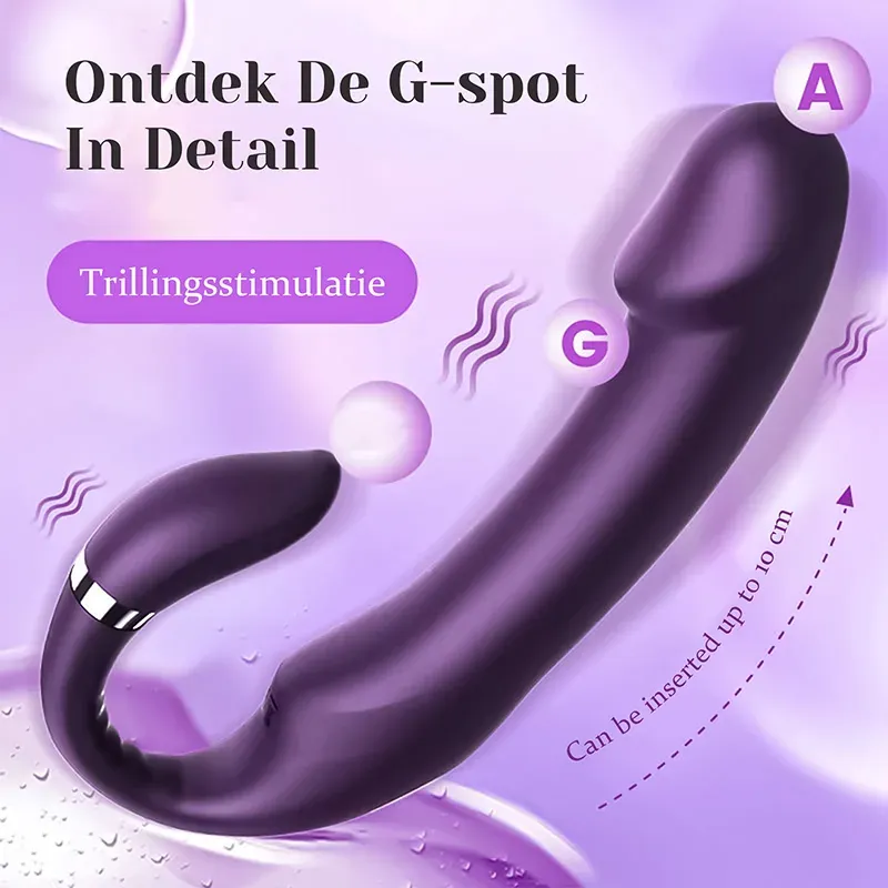 3 In 1 Siliconen Trillende Verwarmende G Spot Vibrator