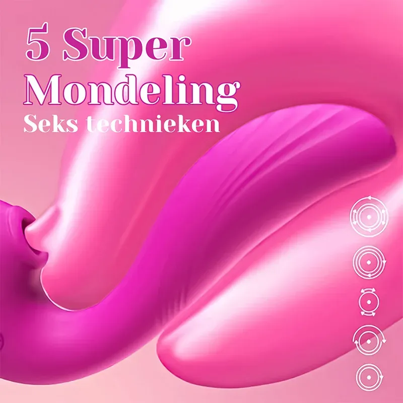 3 in 1 Clitoraal Zuigend G Spot Vibrator
