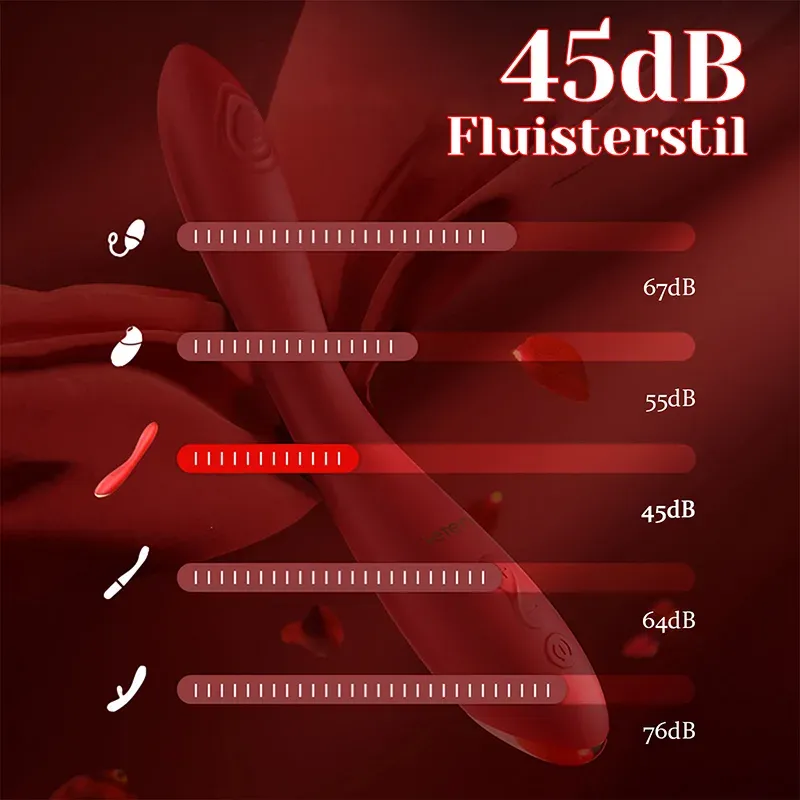 2 In 1 Siliconen Trillende Pulsende G-spot Vibrator