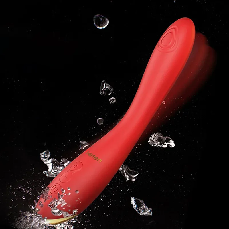 2 In 1 Siliconen Trillende Pulsende G-spot Vibrator