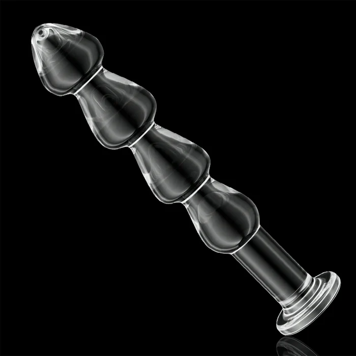 Glazen Blowjob Dildo Buttplug 27cm