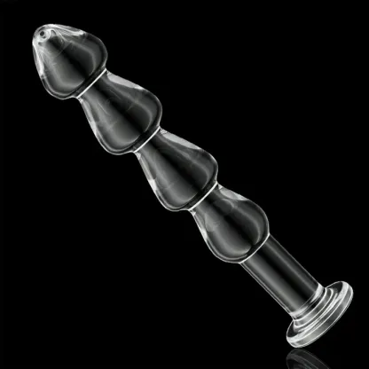 Glazen Blowjob Dildo Buttplug 27cm