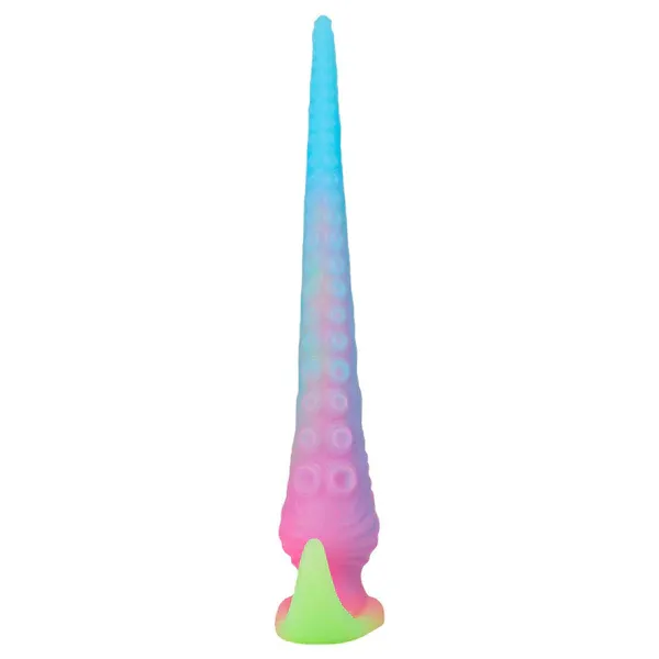 Glow In The Dark Tentacle Silicone Dildo 44.5cm
