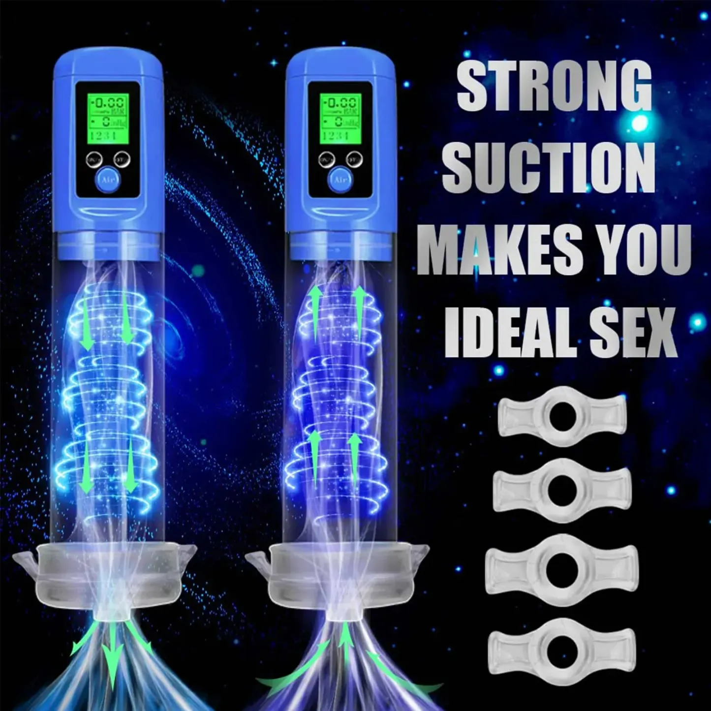 Grote Elektrische Penispomp Met Sterke Zuigkracht