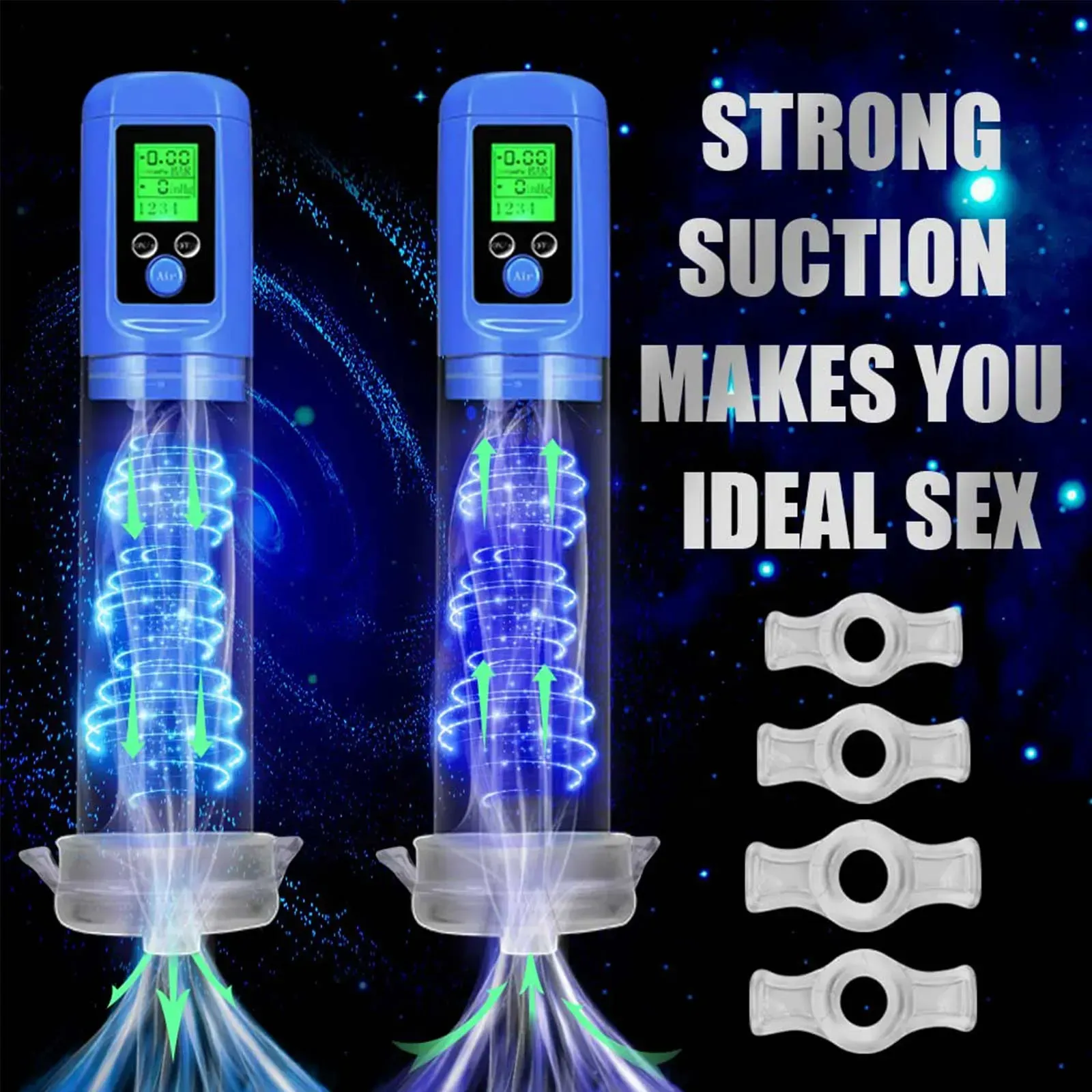 Grote Elektrische Penispomp Met Sterke Zuigkracht