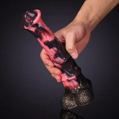 Grote Levensechte Zachte Siliconen Paarden Dildo 25.5cm