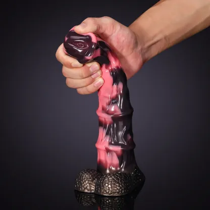 Grote Levensechte Zachte Siliconen Paarden Dildo 25.5cm