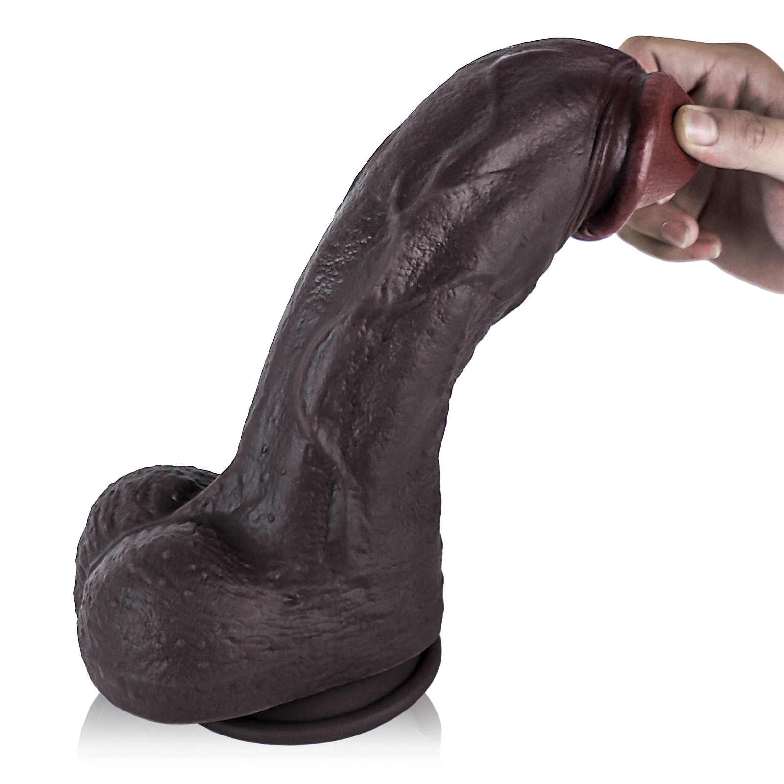 Grote Zwarte Anal Realistische Dildo 28cm