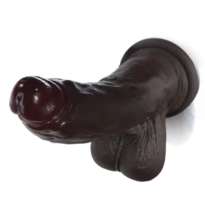 Grote Zwarte Reuze Siliconen Dildo 30cm