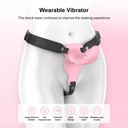 Lesbian Anaal Strap-on Electrische Dildo 19.3cm