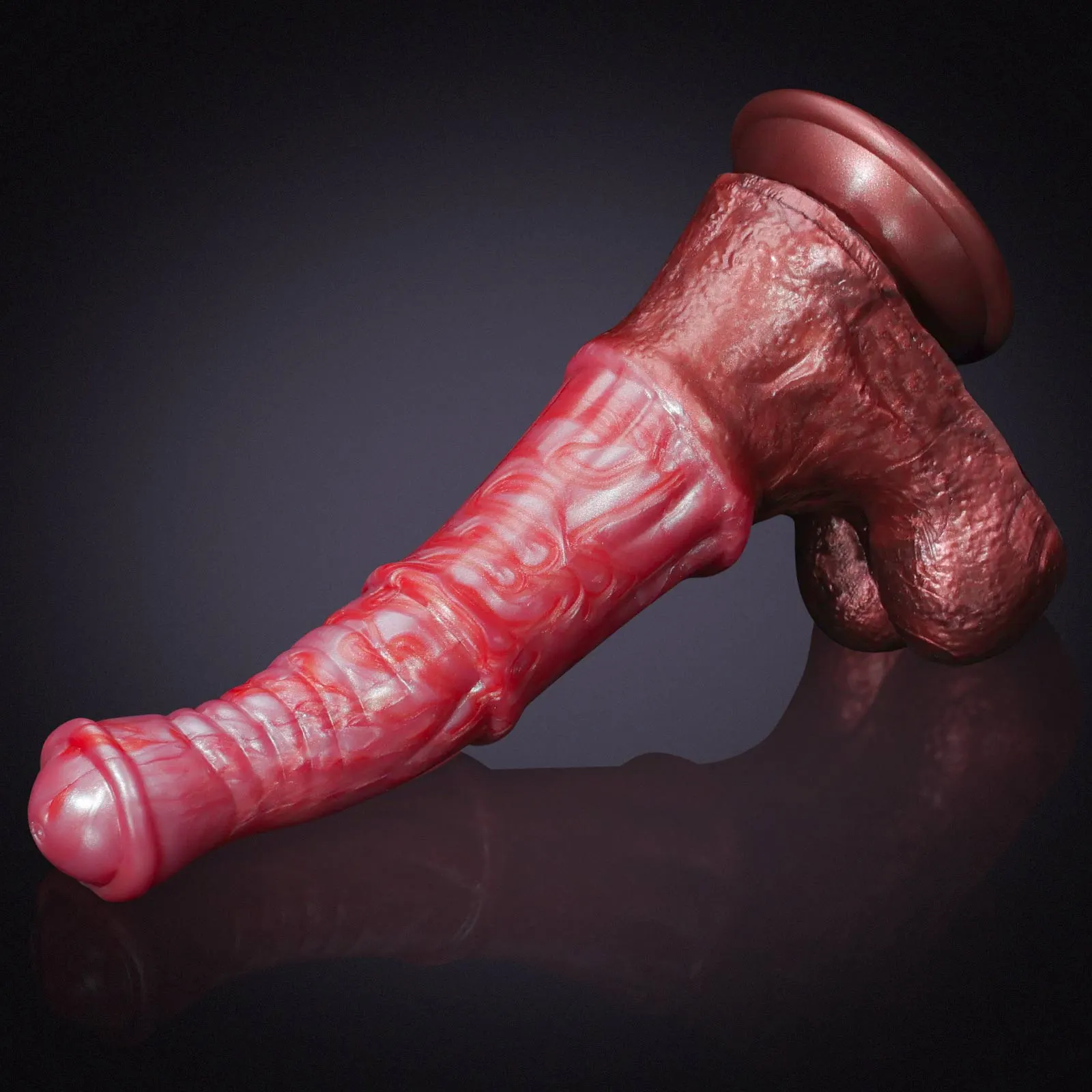 Levensechte Big Siliconen Paarden Dildo 24.5 cm