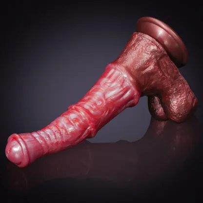 Levensechte Big Siliconen Paarden Dildo 24.5 cm