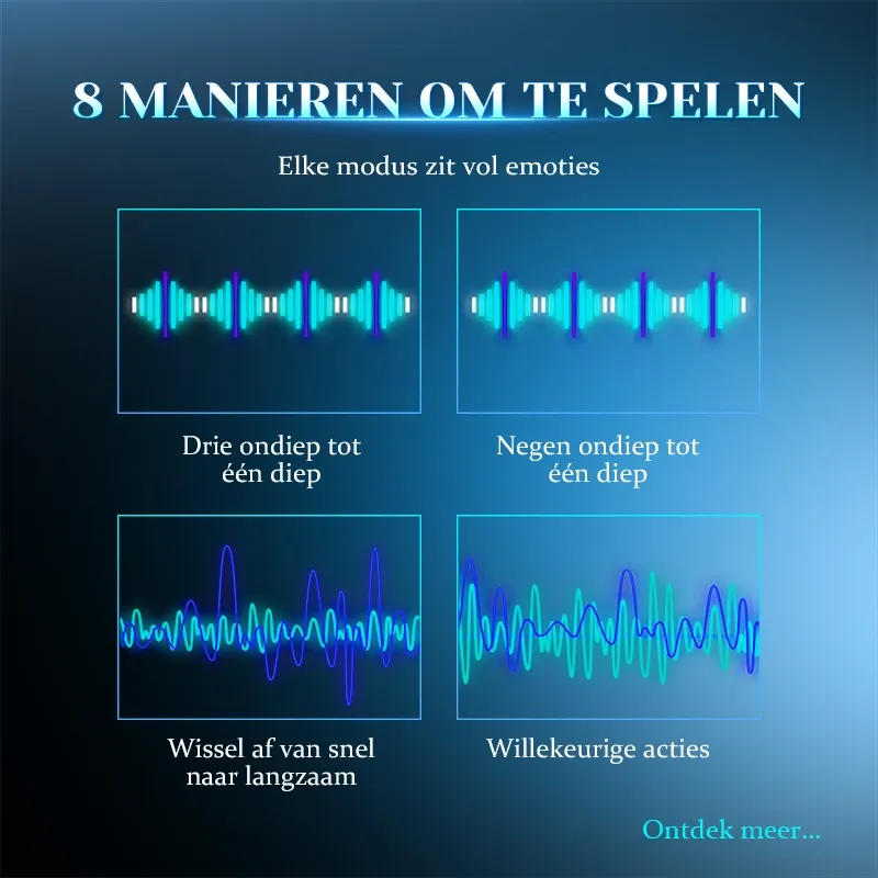 Draagbare Auto-Lubricerende Masturbator met 8 Stoten en 9 Versnellingsstanden