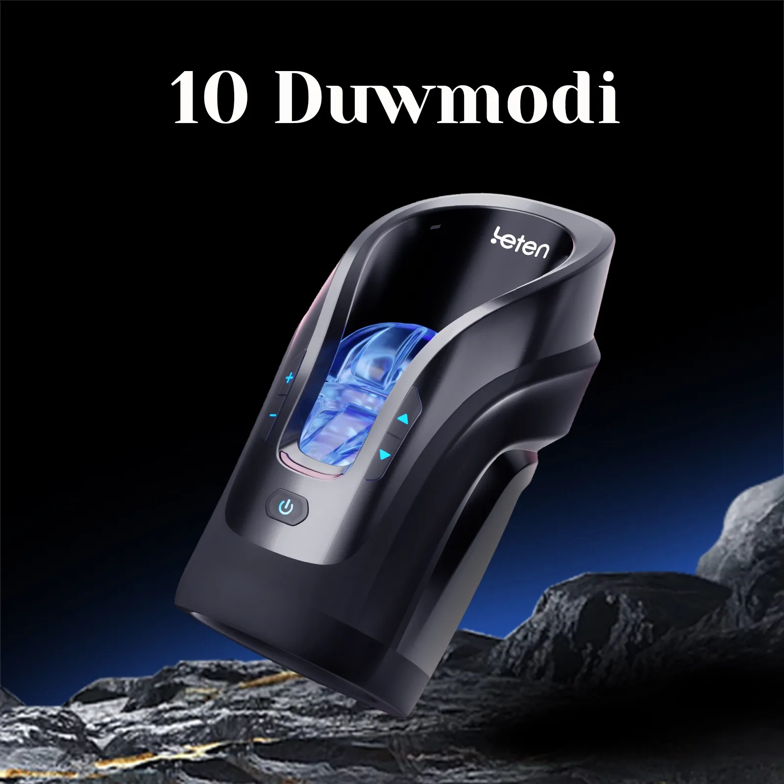 Leten Masturbator with 10 Modes Thrusting 5 Gears Speed