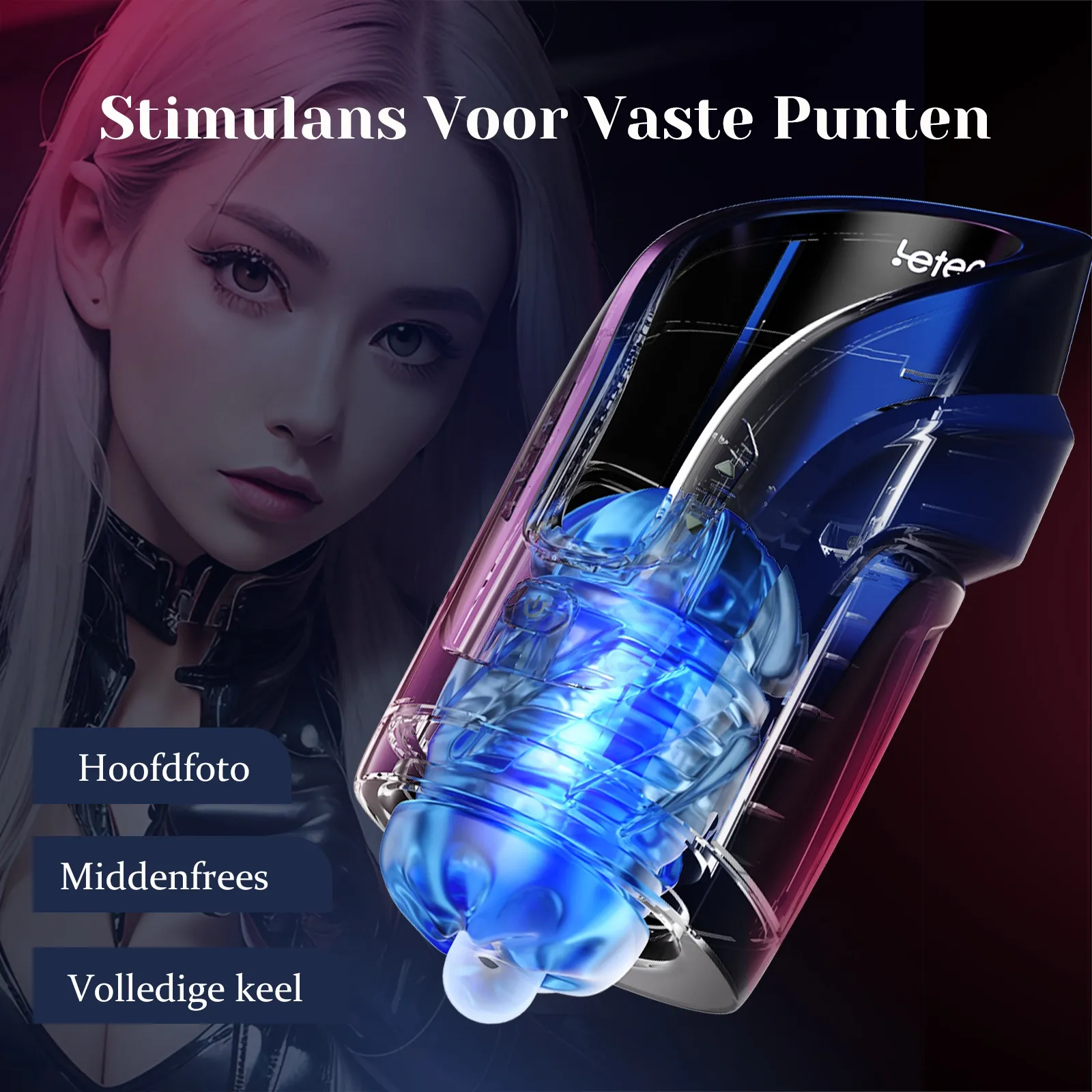 Leten Masturbator with 10 Modes Thrusting 5 Gears Speed