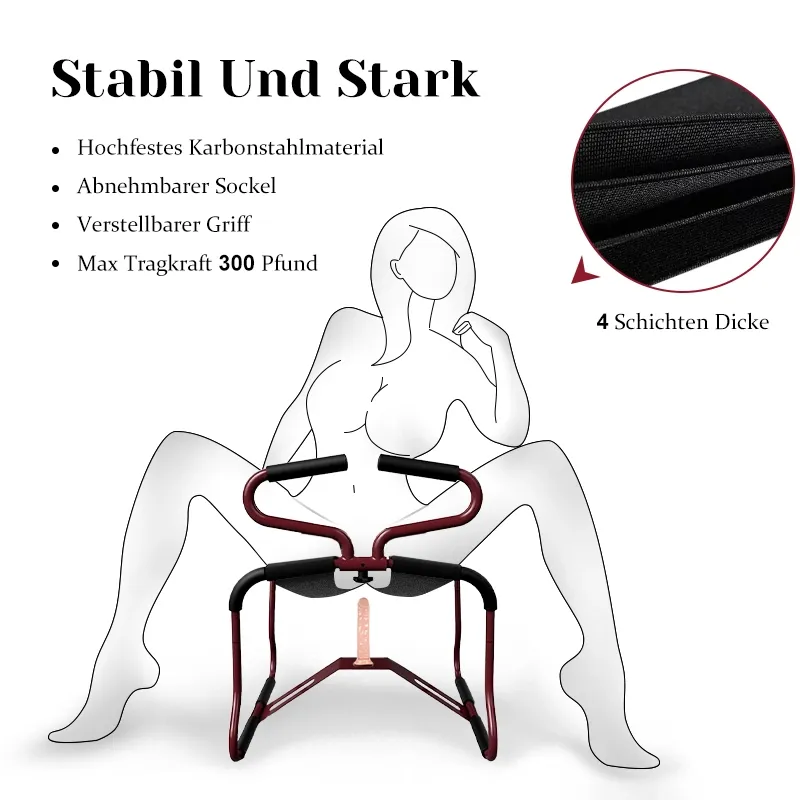 Multifunctionele Sekspositie Versterker Stoel met Armleuningen