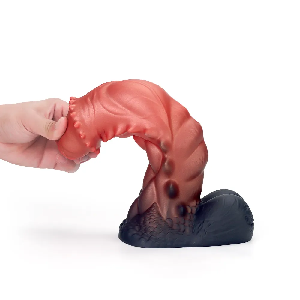 Nieuwste Siliconen Monster Dildo Met Zuignap 23.5cm