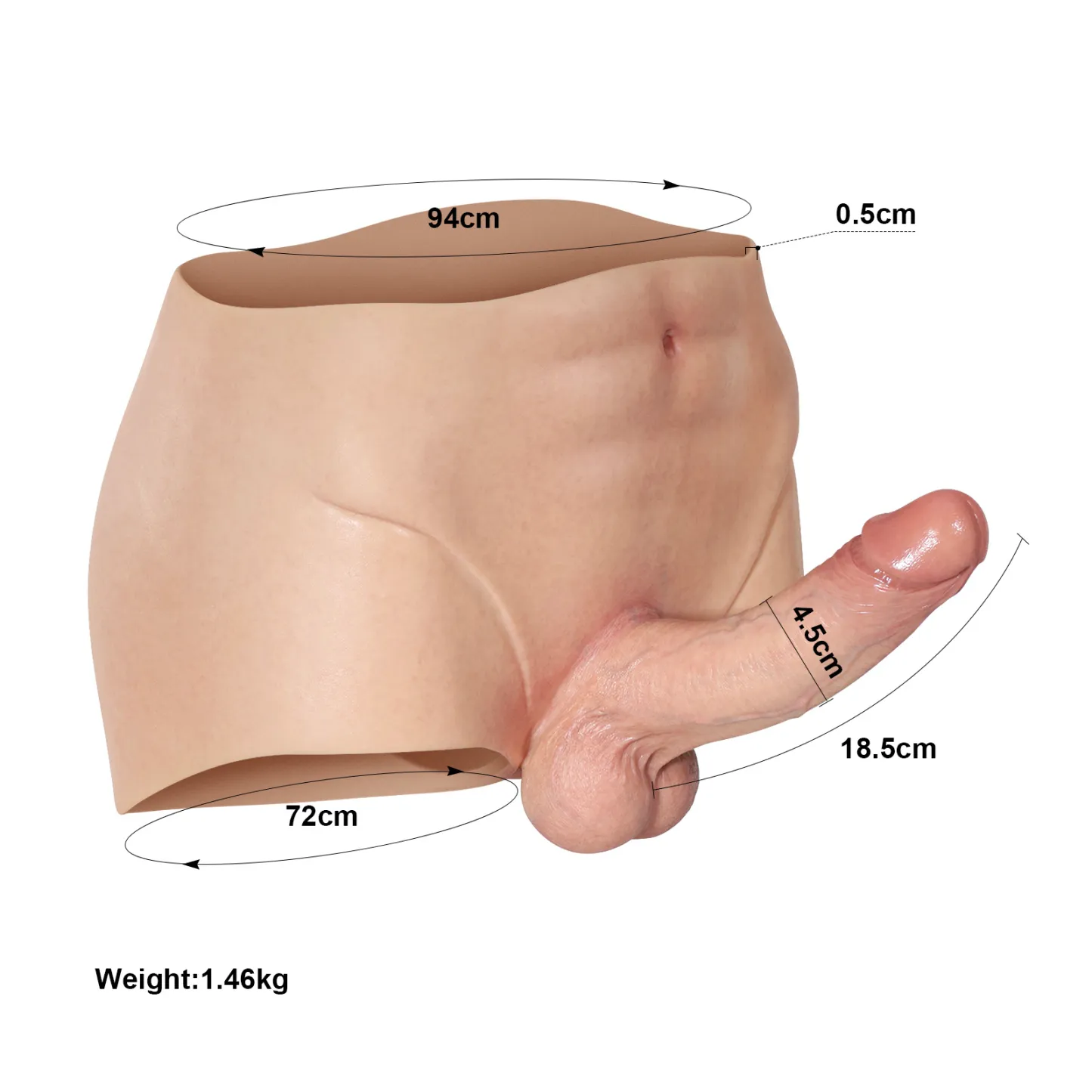 Nieuwste Siliconen Voorbind Dildo Panties