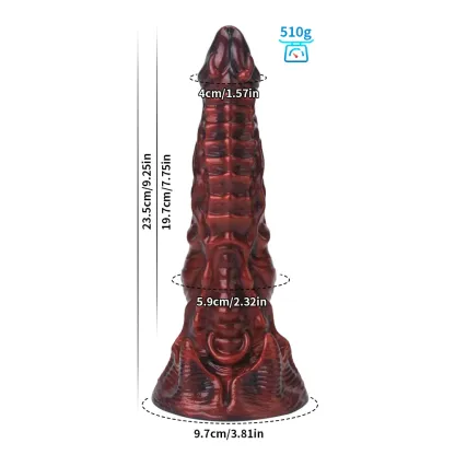 Nieuwste Weird Monster Dildo Met Zuignap 23.5cm