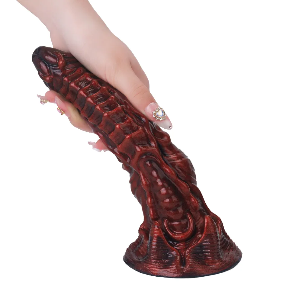Nieuwste Weird Monster Dildo Met Zuignap 23.5cm