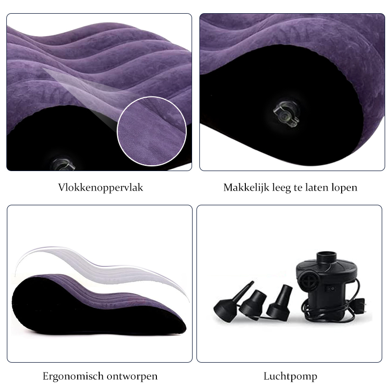 Opblaasbare Seksbank voor Diepere Posities