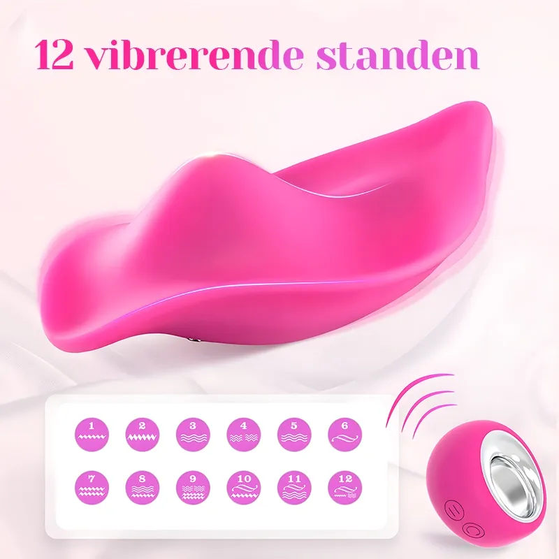 12 Vibrerende Modi Remote Draagbare Panty Vibrator