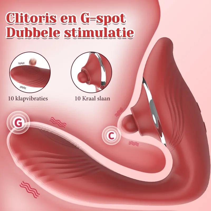 10 Standen Vibrerende En Wiebelende Panty Vibrator