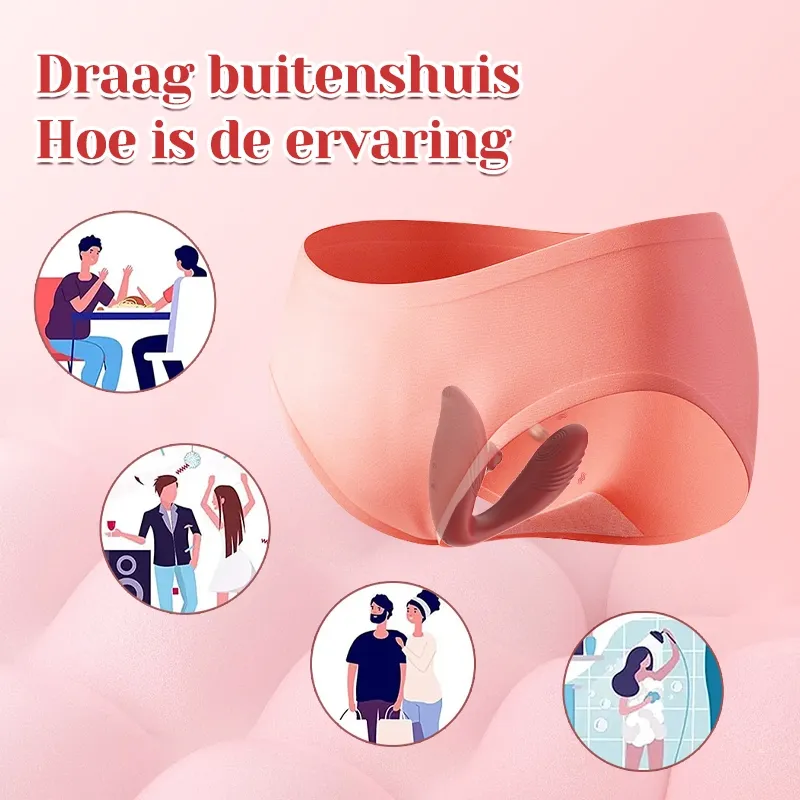 10 Standen Vibrerende En Wiebelende Panty Vibrator