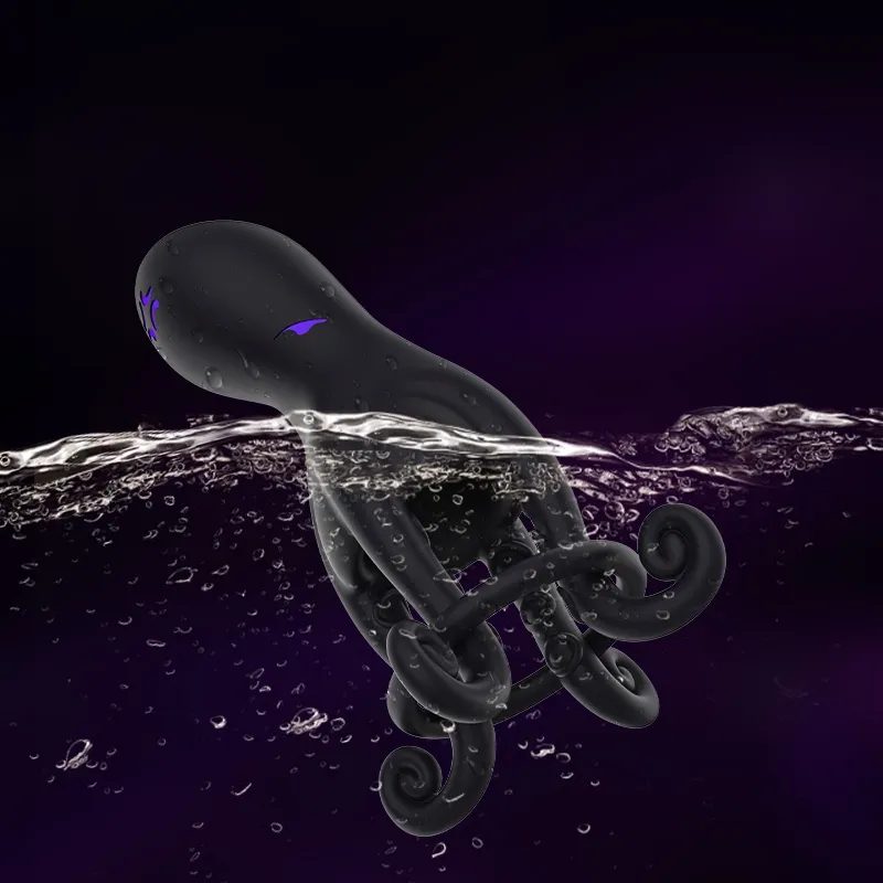 Penis Stimulator met 10 Vibraties en Octopus Tentakel Stimulatie