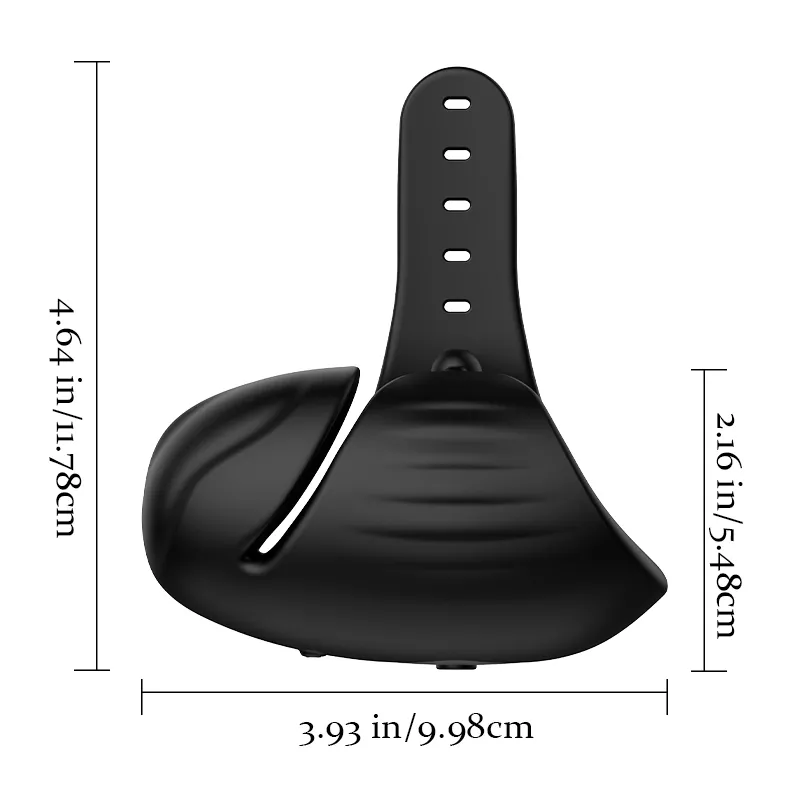 9 Vibratie Penis Vibrator met Verstelbare Gesp en App-bediening