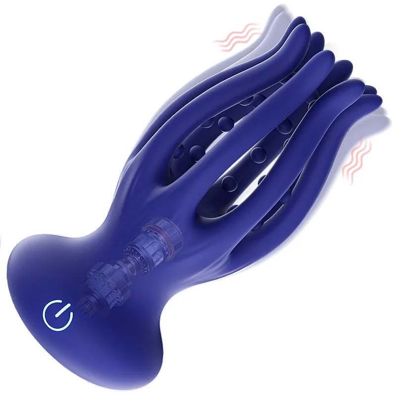 Penis Vibrator met 10 Vibratiestanden en Octopus-Tentakel Stimulatie