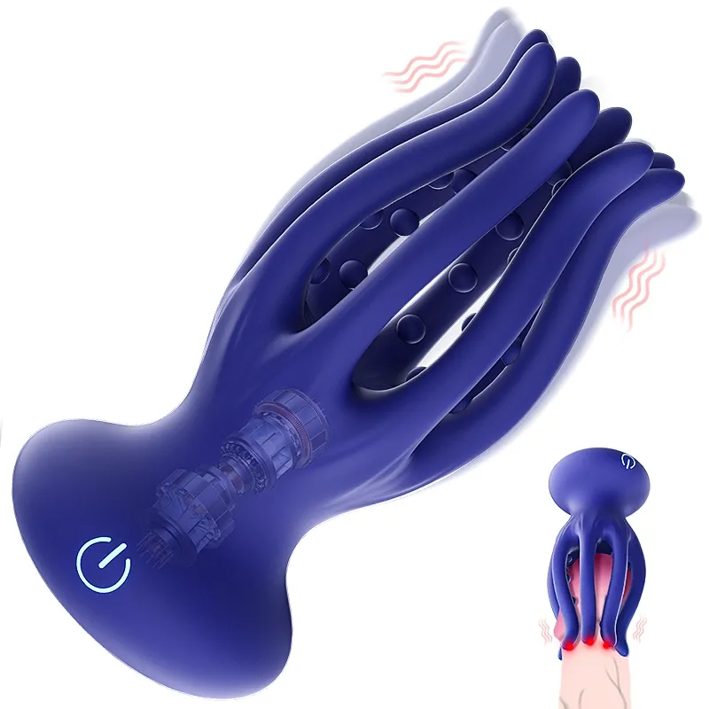 Penis Vibrator met 10 Vibratiestanden en Octopus-Tentakel Stimulatie