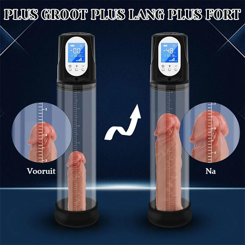 Automatic Penispomp with 4 Suction and 2 Training Modes