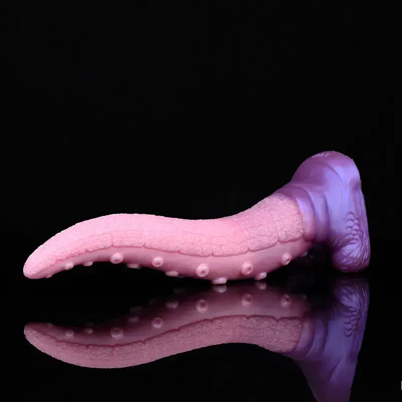 11,02 Inch Roze Siliconen Tentakel Monster Dildo