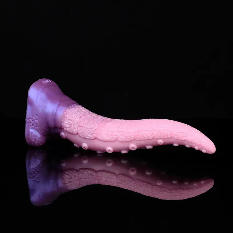 11,02 Inch Roze Siliconen Tentakel Monster Dildo
