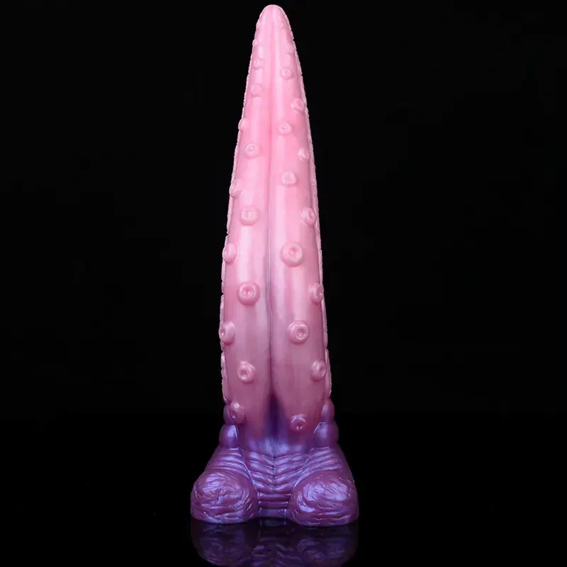 11,02 Inch Roze Siliconen Tentakel Monster Dildo