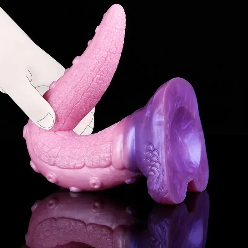 11,02 Inch Roze Siliconen Tentakel Monster Dildo