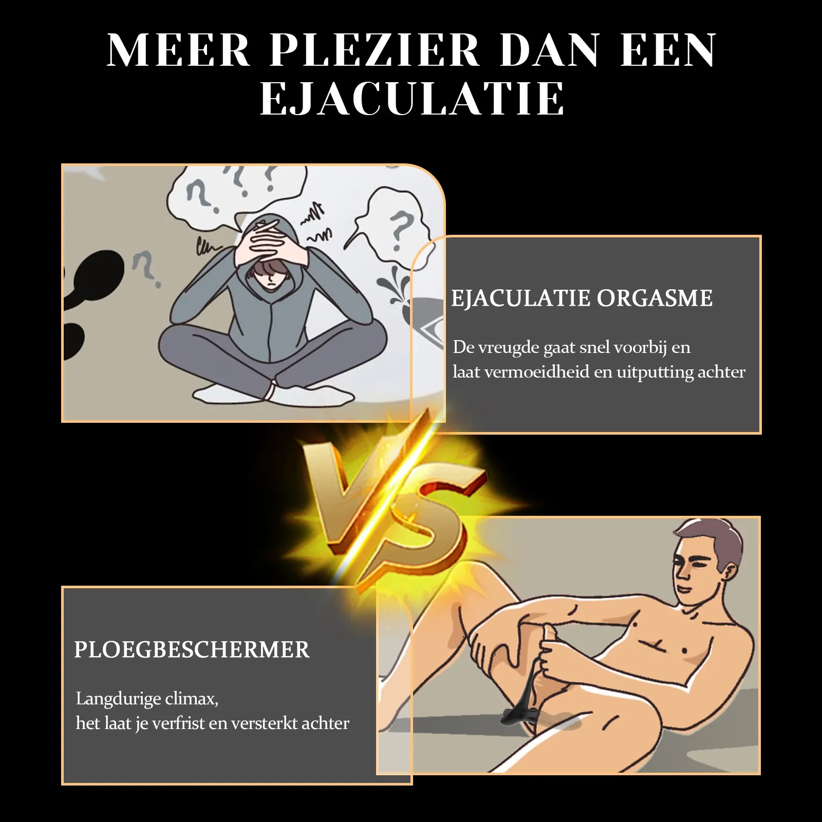 Leten Raptor Prostaat Vibrator met 7 Vibraties en Ingebouwde Motor