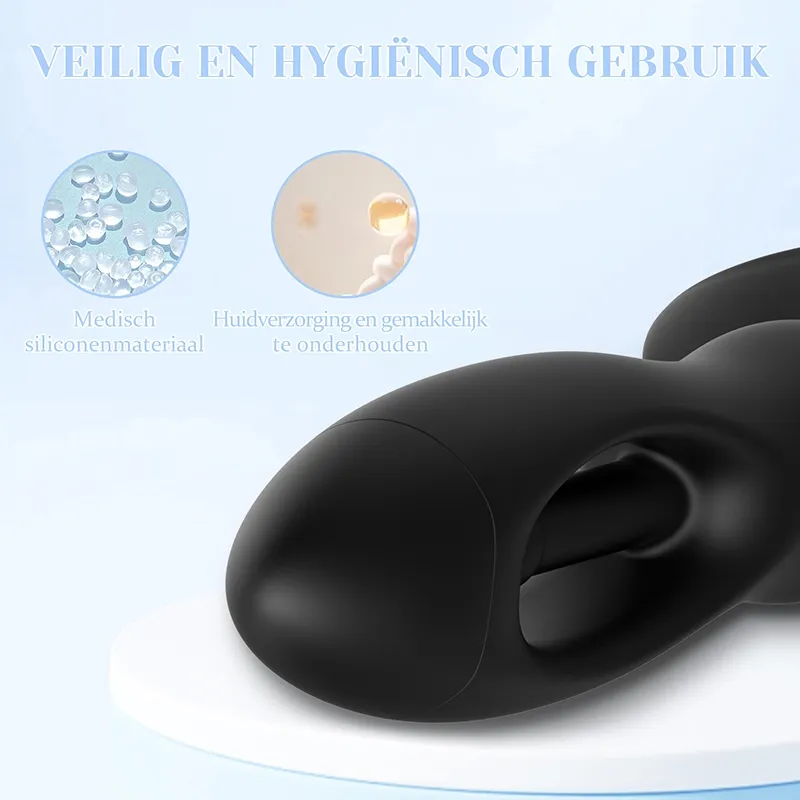 Prostaat Vibrator met 10 Klop- en Vibratiemodi en Afstandsbediening