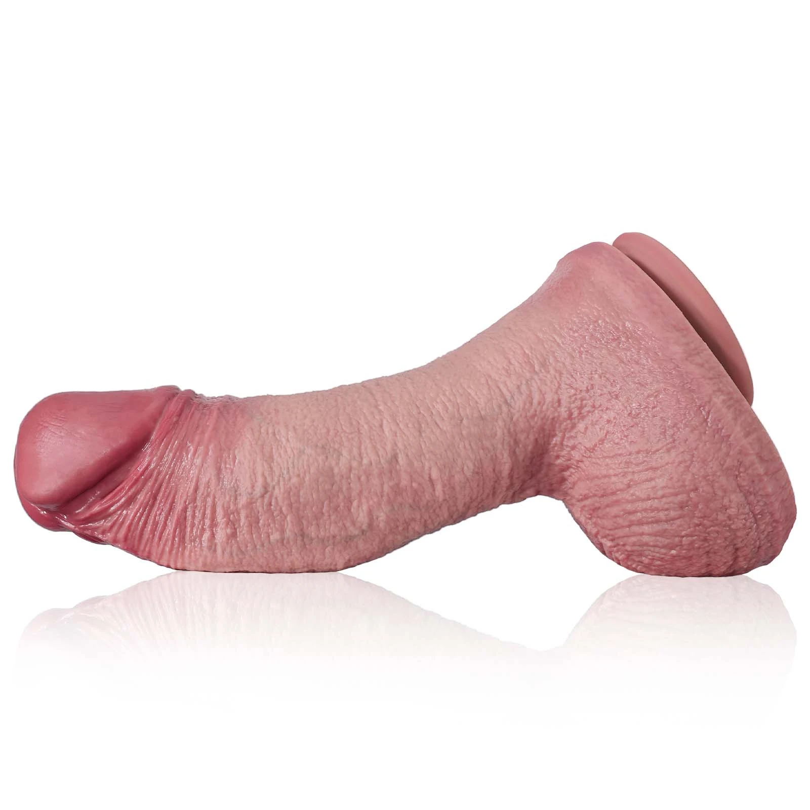 Realistisch Dikke Anal Siliconen Dildo met Zuignap 27.4cm